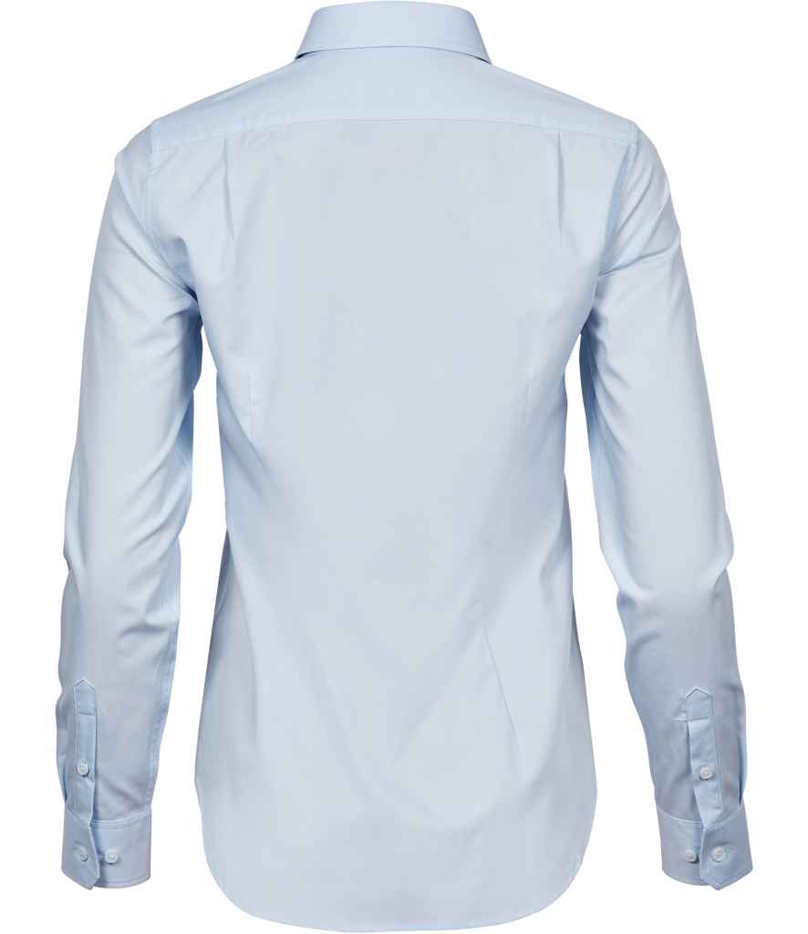Tee Jays - Ladies Stretch Luxury Long Sleeve Poplin Shirt - Pierre Francis