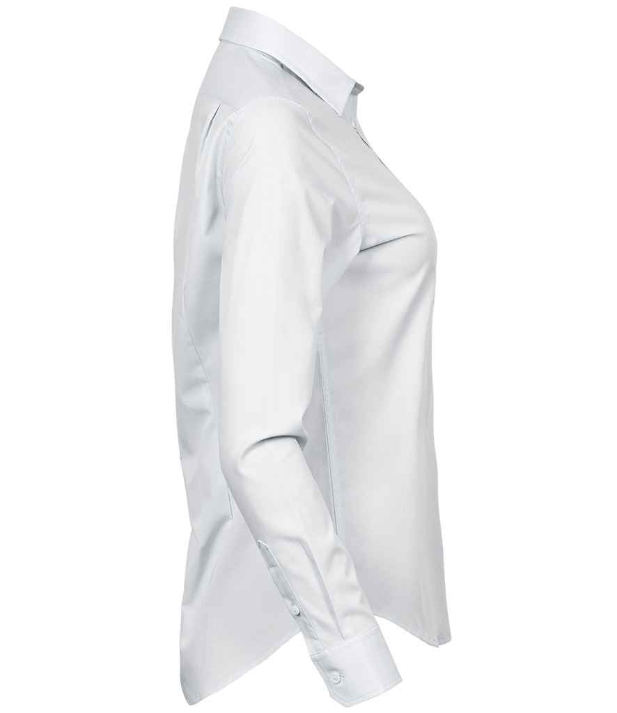 Tee Jays - Ladies Stretch Luxury Long Sleeve Poplin Shirt - Pierre Francis