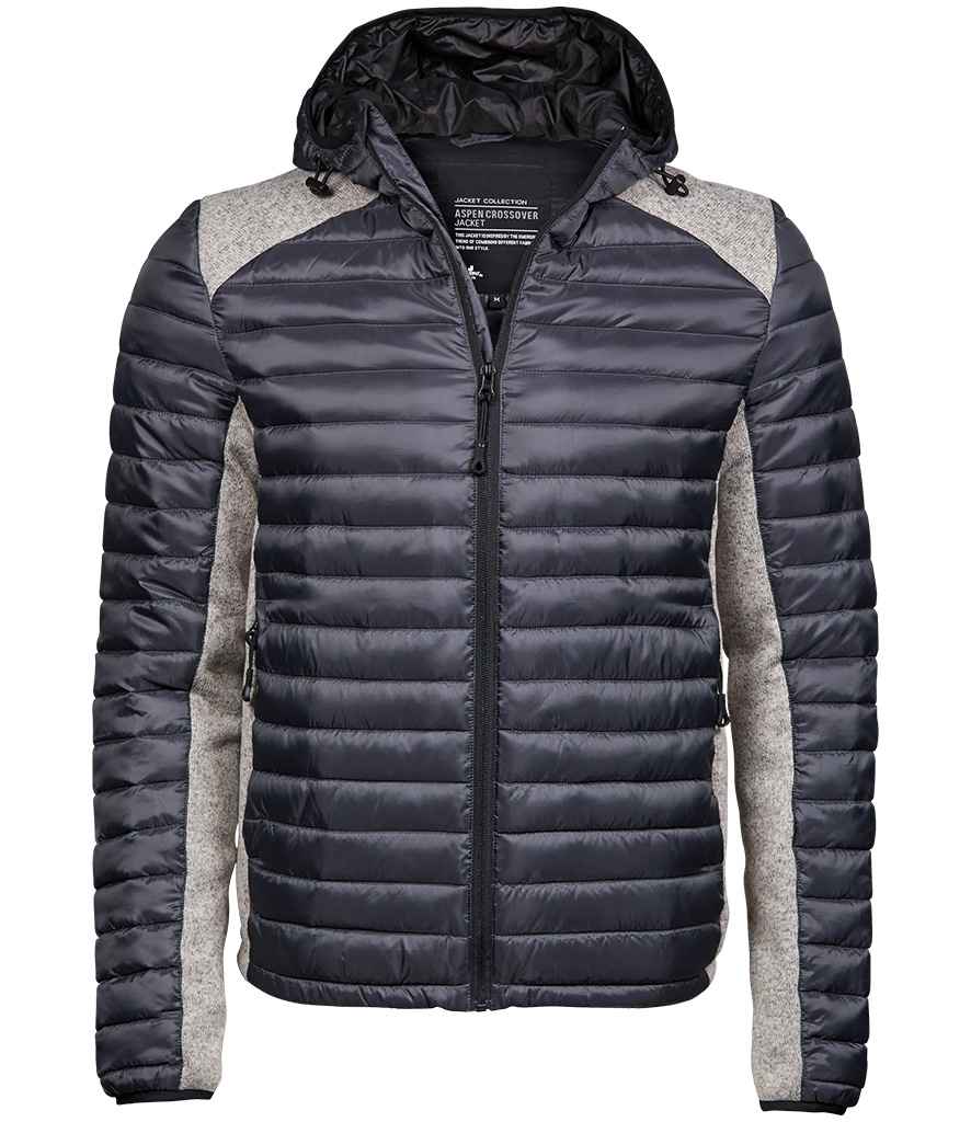 Tee Jays - Crossover Hooded Padded Outdoor Jacket - Pierre Francis